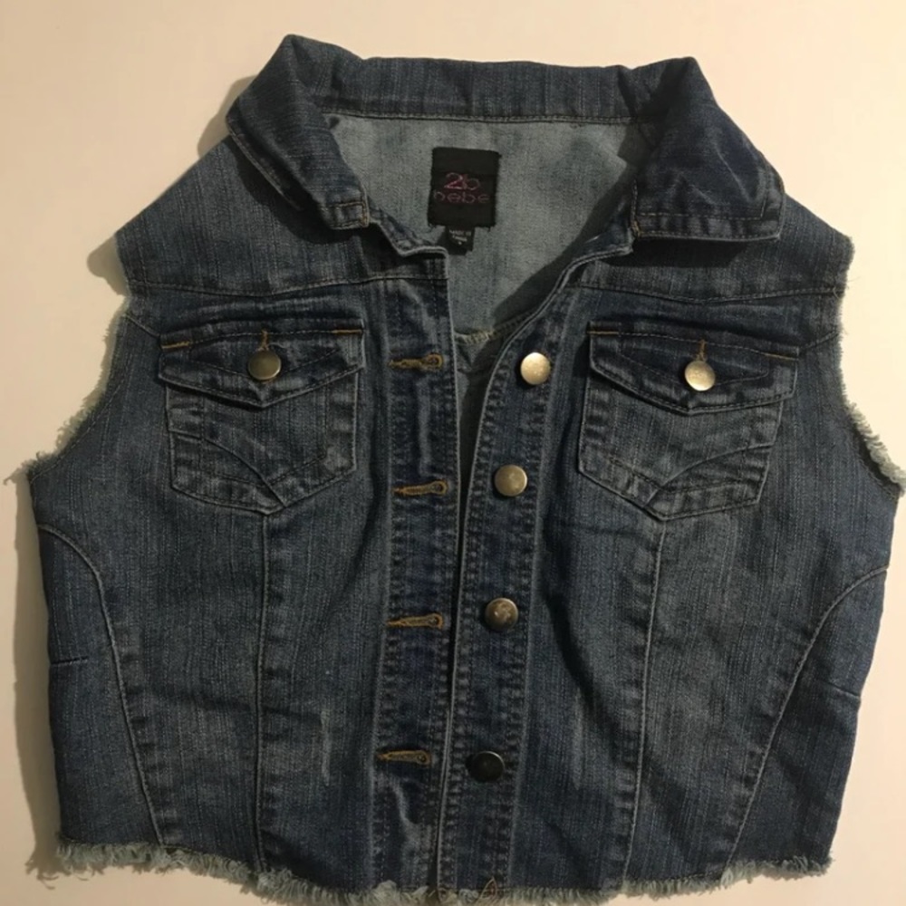 2b Bebe Denim Vest